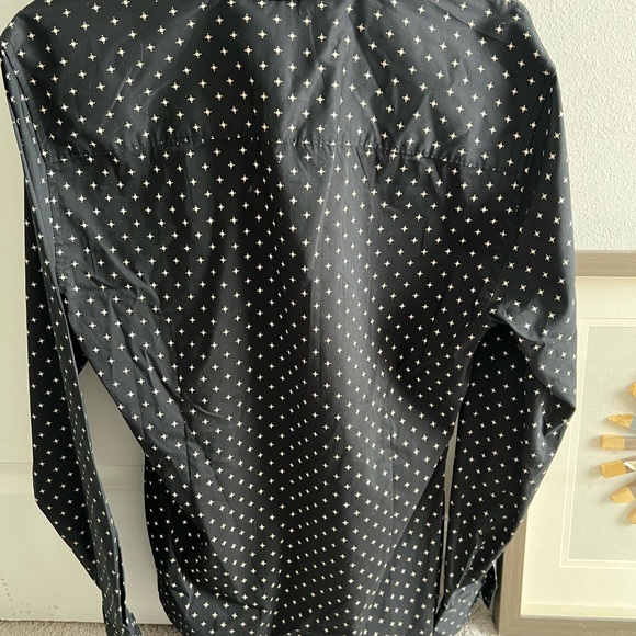 Guess Black Star Pattern Shirt - Picture 3 of 4